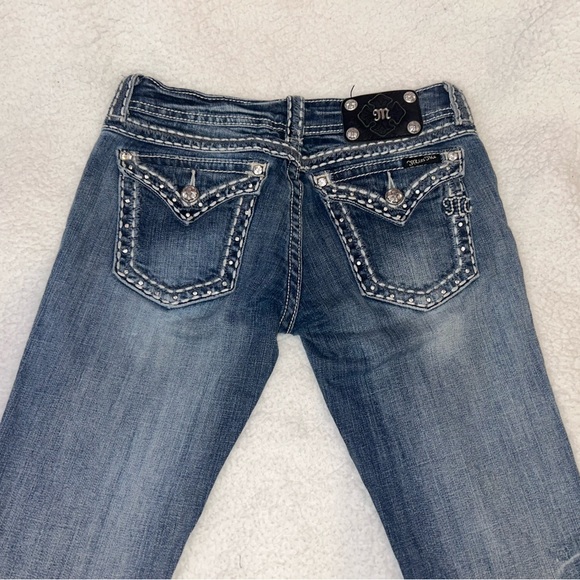 Miss Me Light Wash Bootcut Jeans - Picture 2 of 5